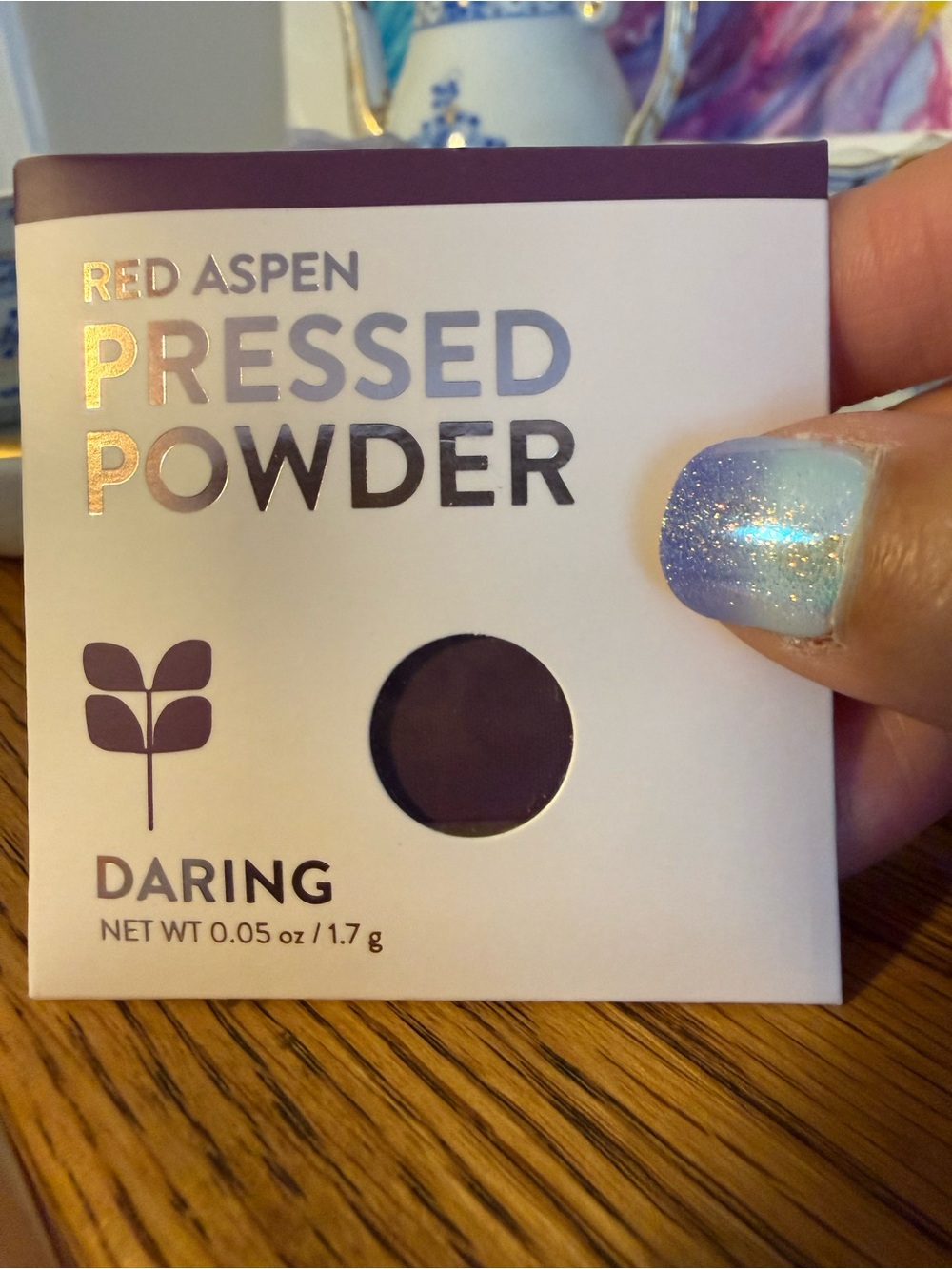 Red Aspen Pressed Powder Single - Daring (Purple)